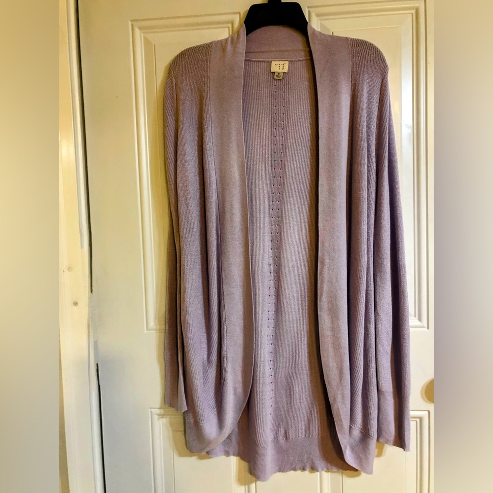 Cardigan a.n.d e a w y. Lilac women size M